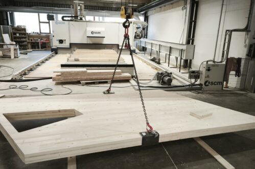 Stilles CLT panel strehe